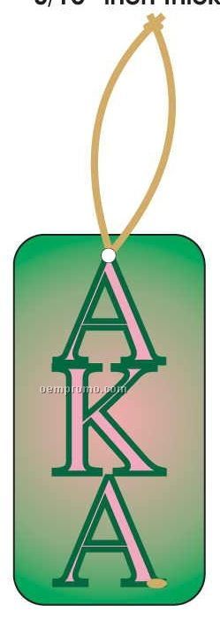 Alpha Kappa Alpha Sorority Letters Ornament W/ Mirror Back (12 Square Inch)