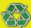 Suntex Stock Peel & Stick Embroidered Applique - Recycle Symbol