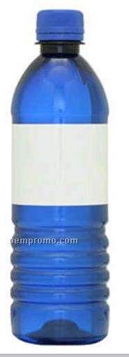 16.9 Oz Custom Twist Off Dark Blue Water Bottle