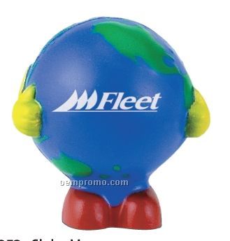 Globe Man Squeeze Toy