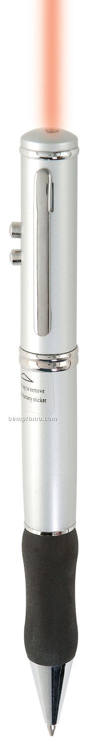 Sten 3-in-1 Metal Laser Pointer Pen & LED Light