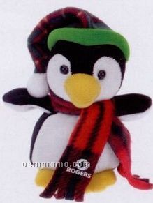 Stock Christmas Stuffed Penguin