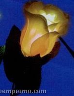 Yellow Material Made LED Rose