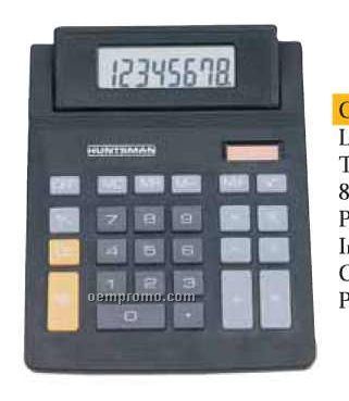 8 Digit Large Display Desk-top Calculator With Tilted Panel