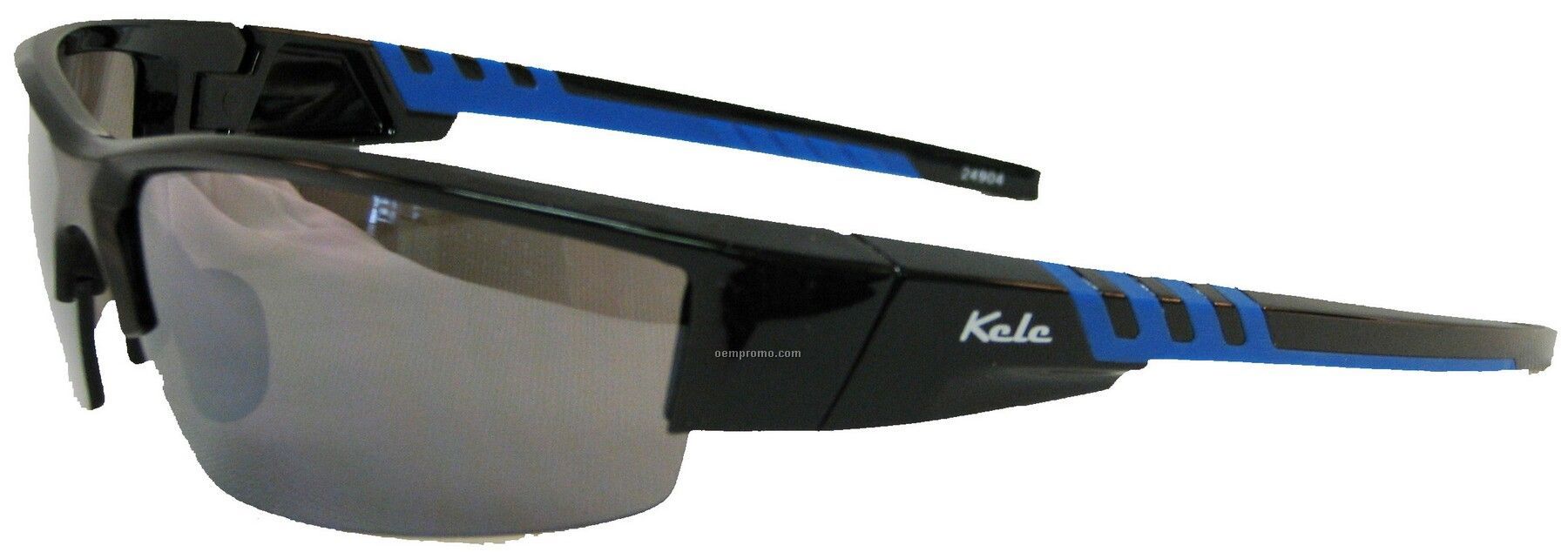 Lunette Sunglasses - Gray Lens W/Black & Blue Frame