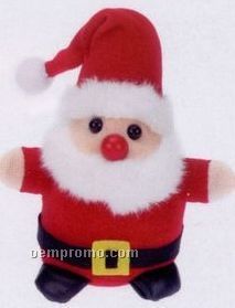 Stock Christmas Stuffed Santa