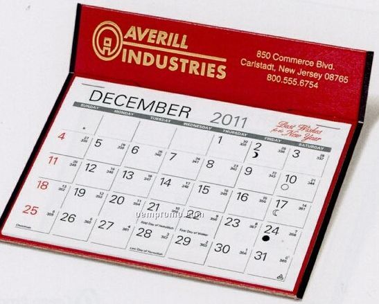 The Charter Warwick Premier Desk Calendar (January - April)