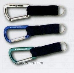 Carabiner Key Ring W/ Removable Strap