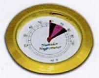 Large Brass Hygrometer