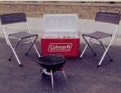 Tailgater Package With Woodsman Chair & Party Grill