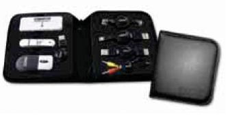 USB Travel Kit With Portable Keyboard, Earphones & Microphone