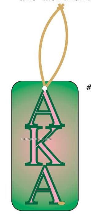 Alpha Kappa Alpha Sorority Letters Ornament W/ Mirror Back (3 Square Inch)
