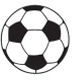 Stock Soccer Ball Mascot Chenille Patch