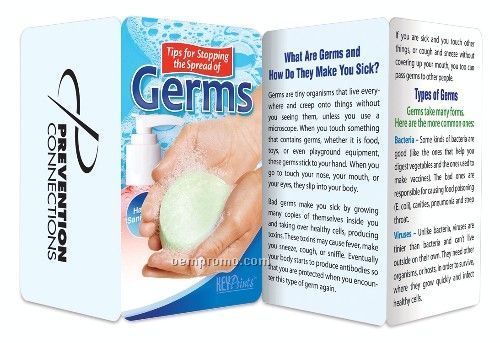 Stopping The Spread Of Germs Key Point Brochure (Folds To Card Size)