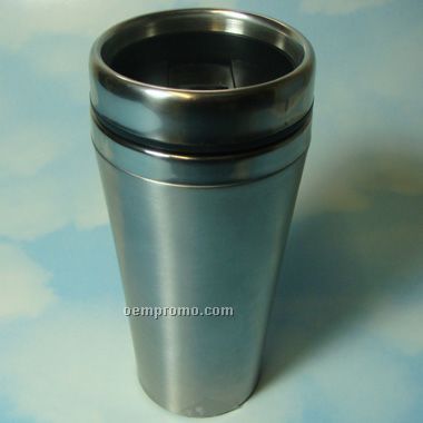 16 Oz. Double Wall Stainless Steel Tumbler (Screened Printed)