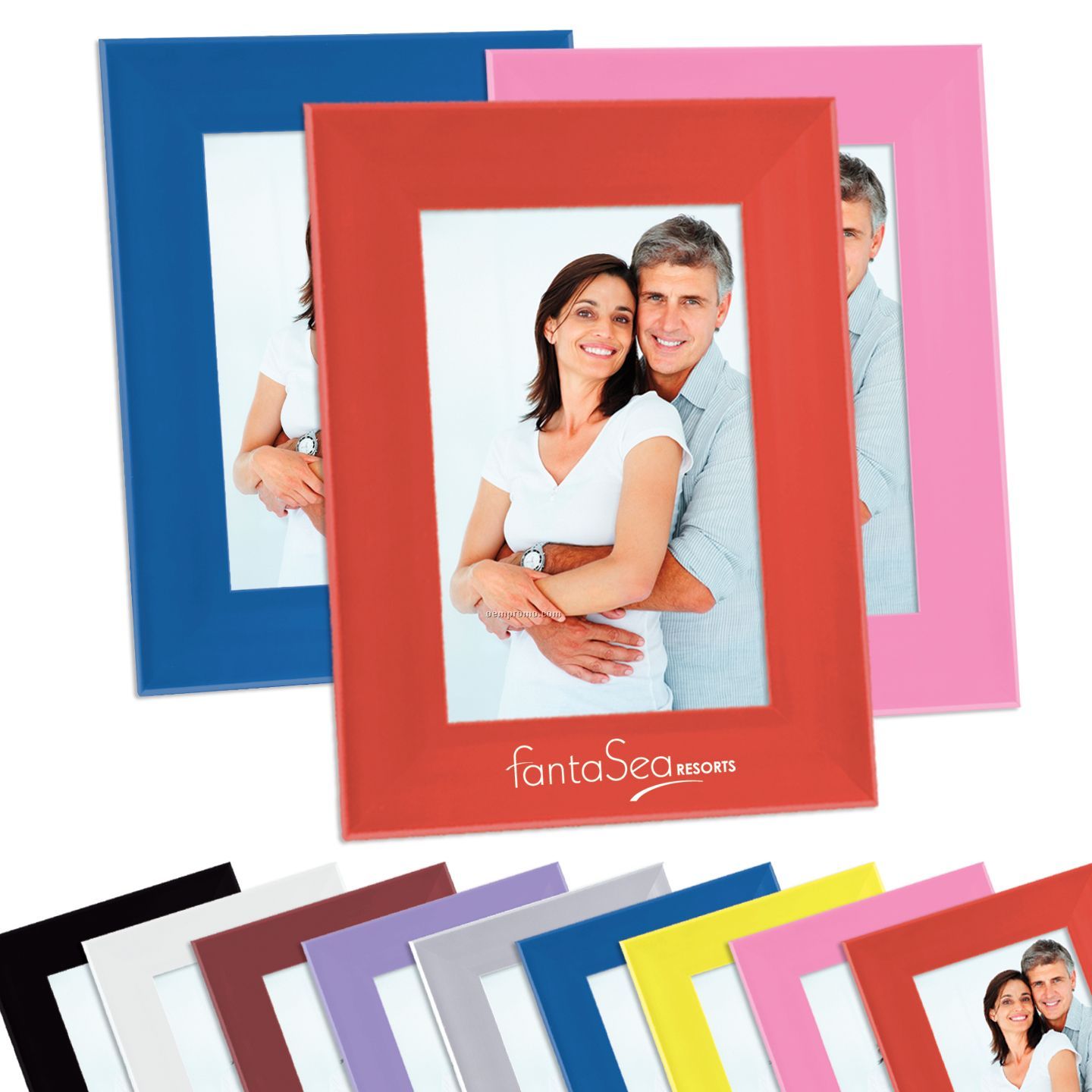 Color Brite Plastic Picture Frame (4"X6")