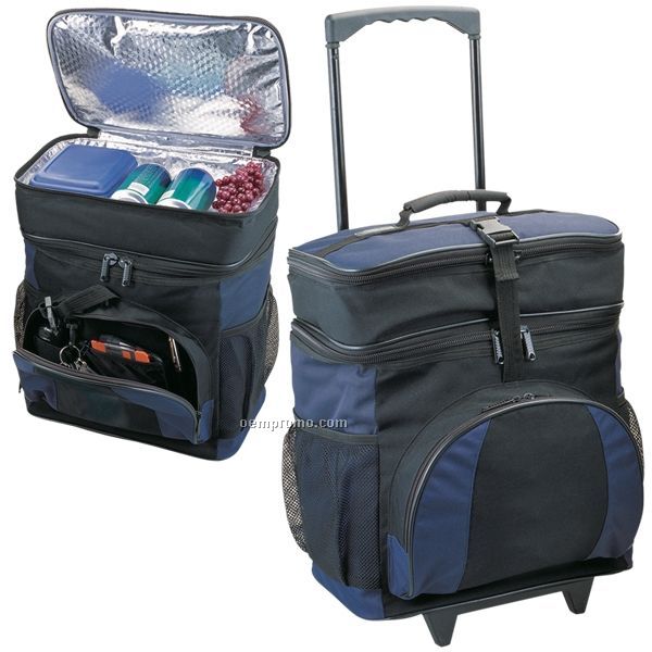 Deluxe Cooler Bag On Wheels (Blank)