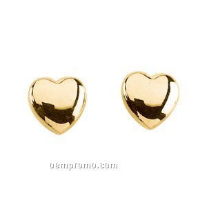 14ky Heart Earrings