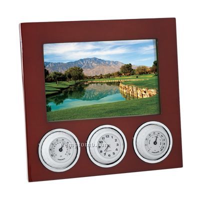 Golf Photo Frame With Weather Station
