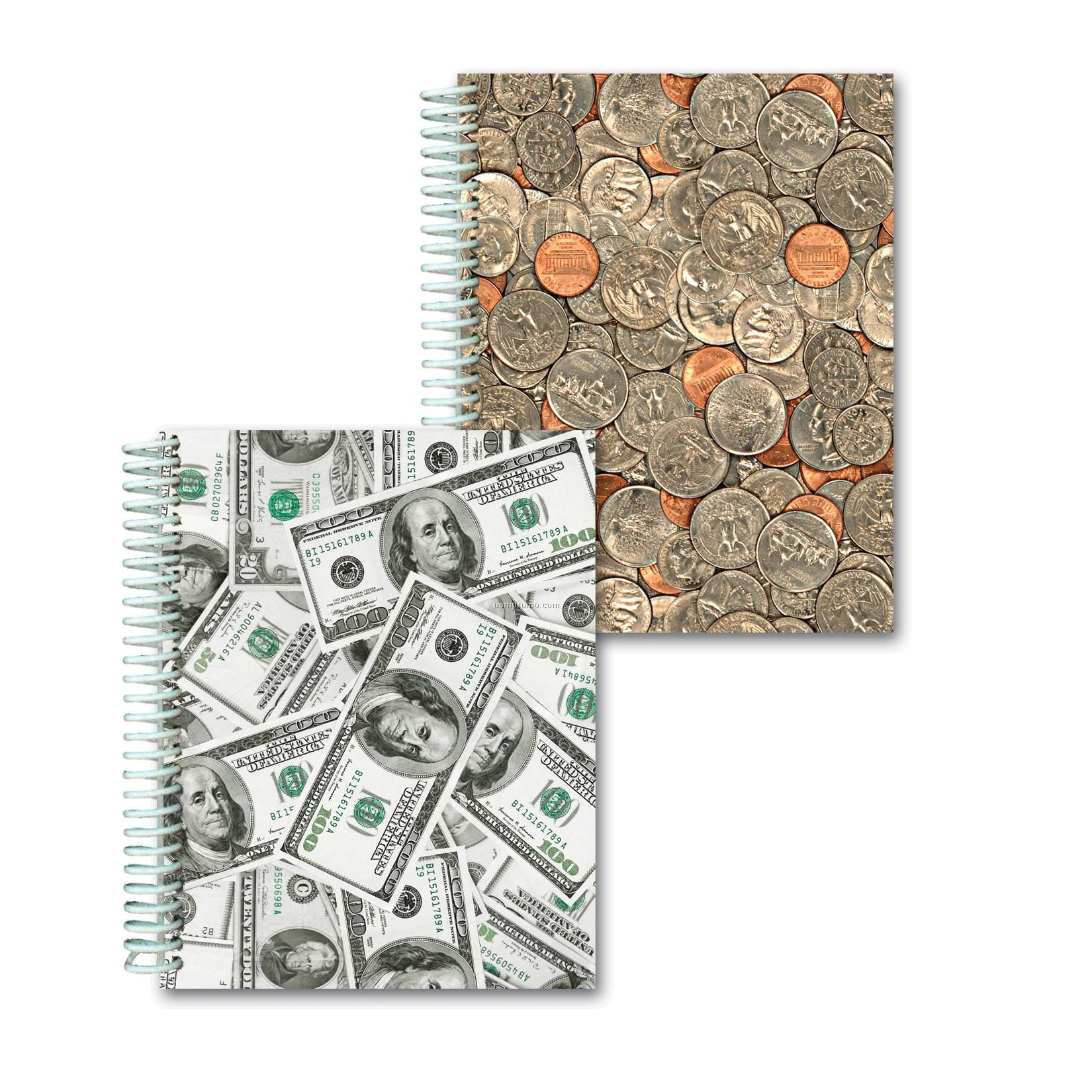 3d Lenticular 4x5 Notebook/Stock/Dollars And Cents (Blanks)