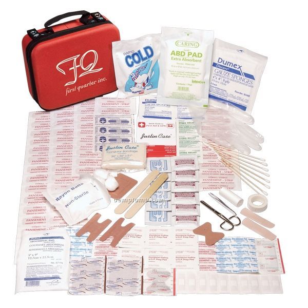 Max Medic First Aid Kit W/ Premium Wall Mountable Case
