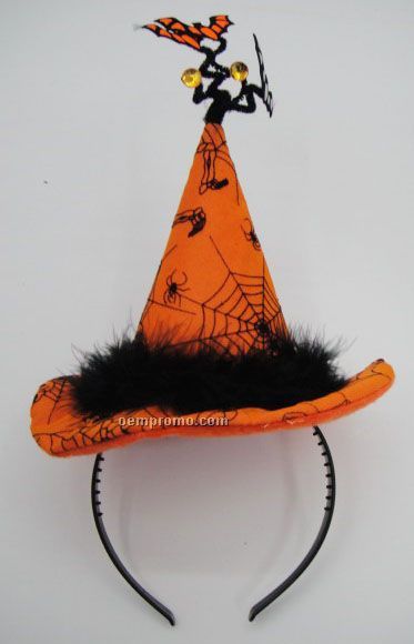 Mini Witch Hat On Headband
