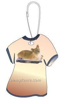 Tonkinese Cat T-shirt Zipper Pull