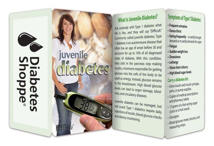 Juvenile Diabetes Key Point Brochure (Folds To Card Size)