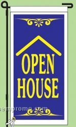 Stock Ground Replacement Banner (Open House) (14"X30")