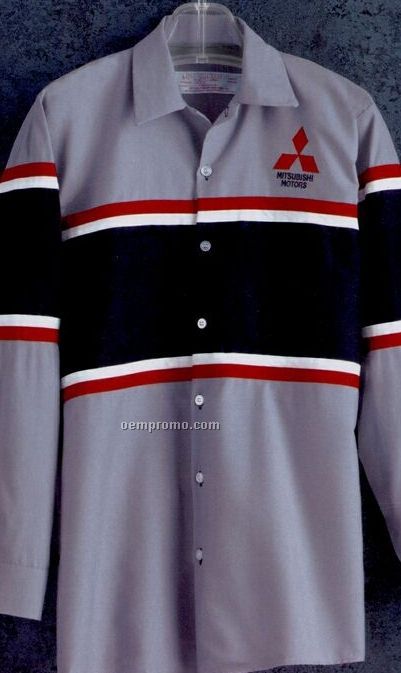 Red Kap Long Sleeve Mitsubishi Technician Shirt