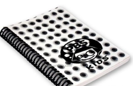 3d Lenticular Notebook W/Side Spiral (Custom )