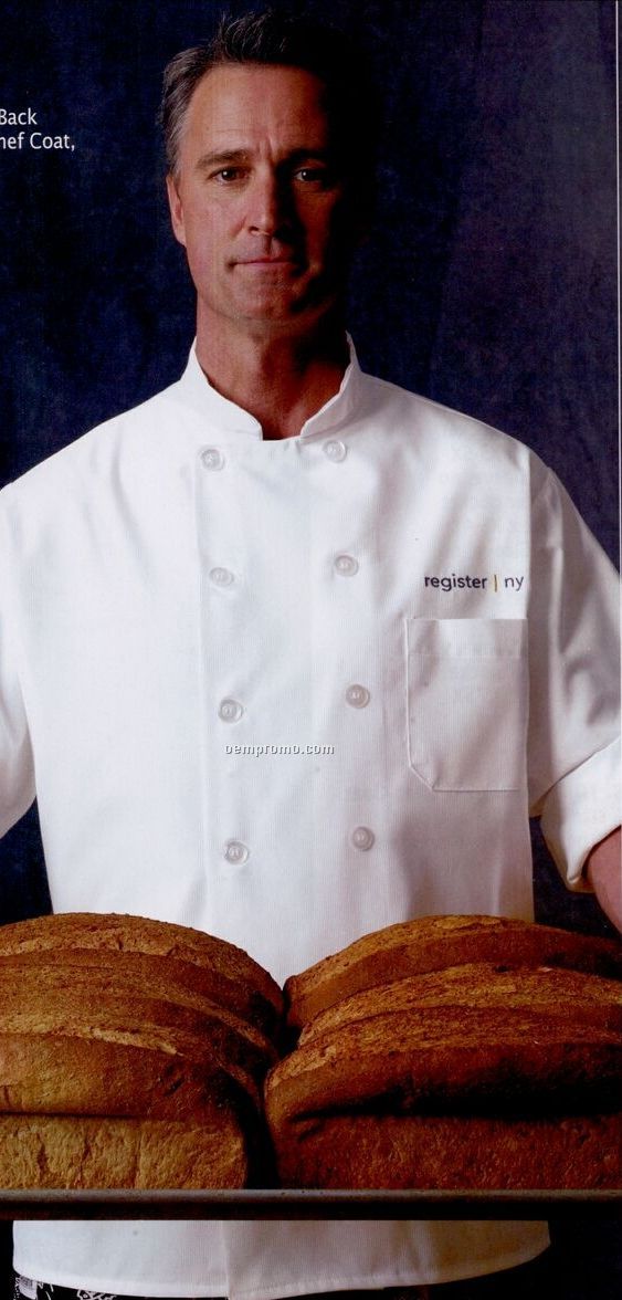 Chef Designs Vented Back Comfort Chef Coat