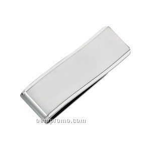 Gents' 46-1/4x17-3/4 Stainless Steel Money Clip (Rectangle)