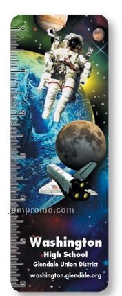 Lenticular 3-d Image Bookmark/ Rulers (Space)