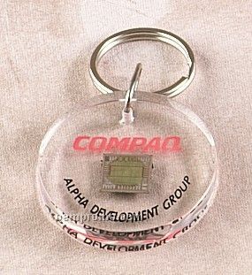 Lucite Key Tag Embedment (1 1/4