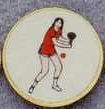 Medallions Stock Kromafusion Lapel Pin (Racquetball/Female)