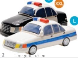Police Car Specialty Cookie Keeper - Black & White Unit