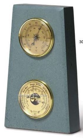 Vertical Standing Textured Slate Weather Station
