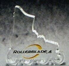 Acrylic Paperweight Up To 16 Square Inches / Rollerblade
