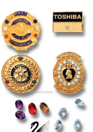 Genuine Blue Diamond Stones For Emblems