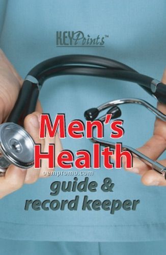 Men's Health Guide & Record Keeper Key Point Brochure (Folds To Card Size)