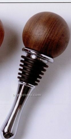 Walnut Vintage-wood Bottle Stopper