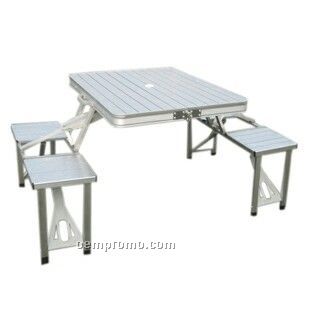 Foldable Aluminum Picnic Table