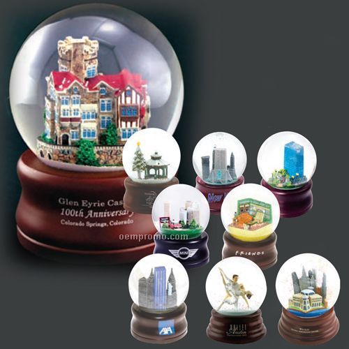 Custom Polyester Water Globes (2 1/2