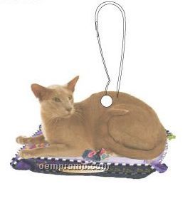 Oriental Shorthair Cat Zipper Pull