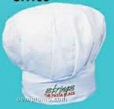 9" Rounded Cotton Chef's Hat