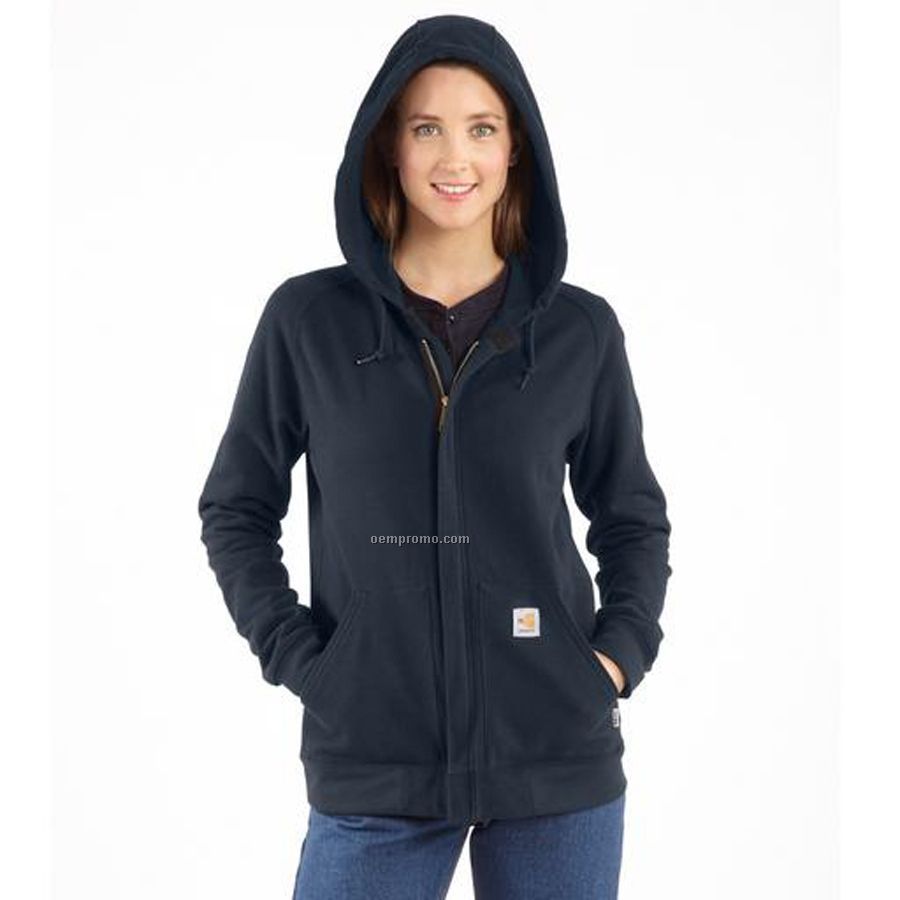 Carhartt Women's Flame Resistant Zip Front Hooded Sweatshirt