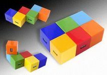 Colorful USB Hub (Cube)