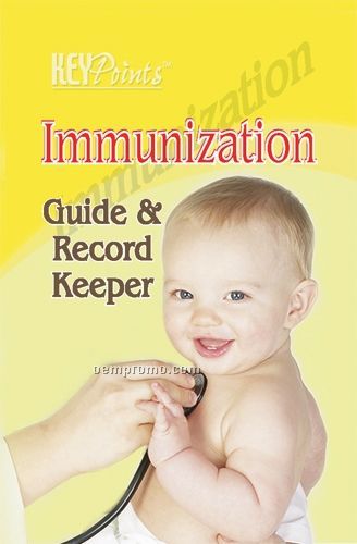 Immunization Guide & Record Keeper Key Point Brochure (Folds To Card Size)