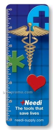 Lenticular 3-d Image Bookmark/ Rulers (Medical)